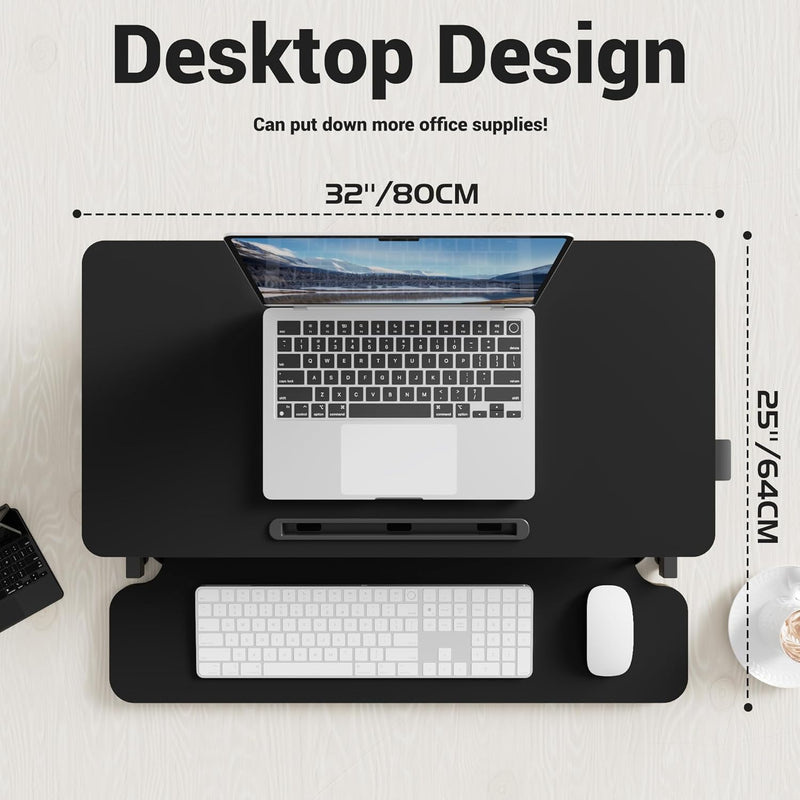 Standing Desk Converter 42’’ Height Adjustable Riser