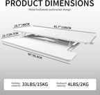 Ergomaker Standing Desk Converter 42’’ Height Adjustable