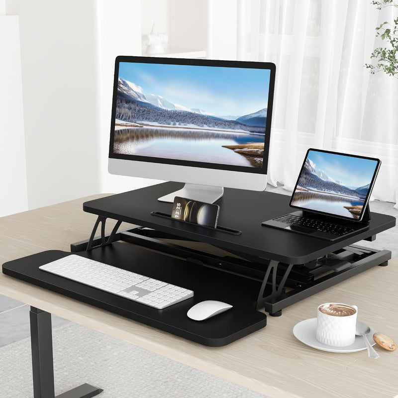 Standing Desk Converter 42’’ Height Adjustable Riser