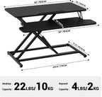 Ergomaker Standing Desk Converter 42’’ Height Adjustable