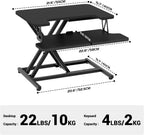 Standing Desk Converter 42’’ Height Adjustable Riser