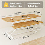 Ergomaker Standing Desk Converter 42’’ Height Adjustable