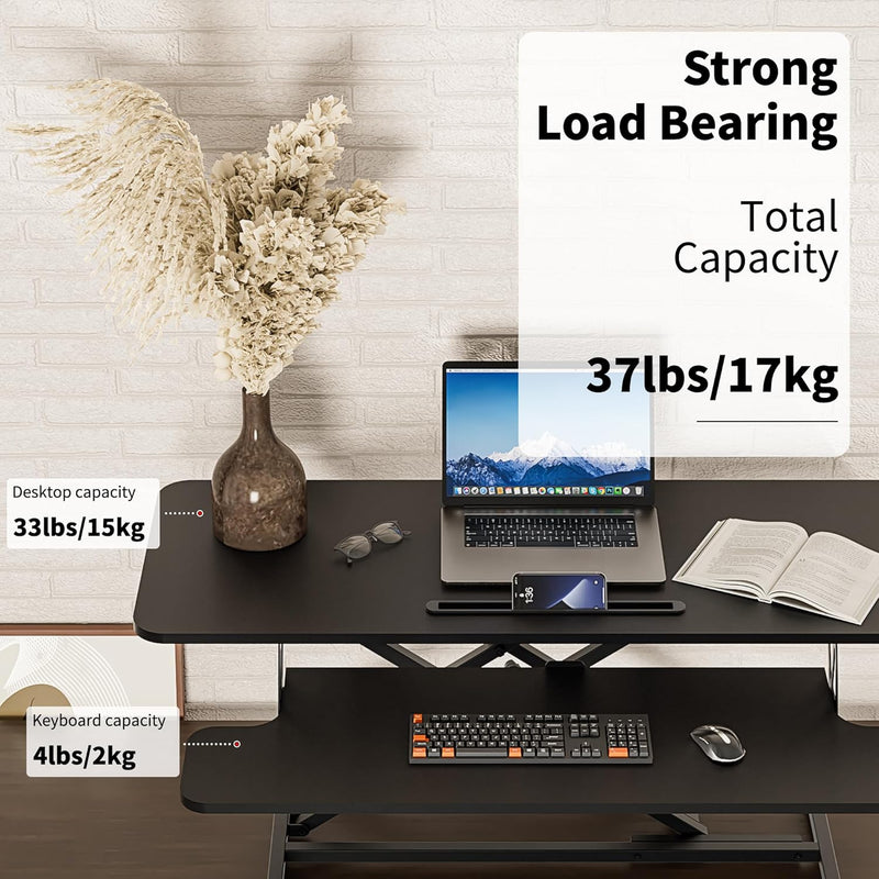Standing Desk Converter 42’’ Height Adjustable Riser