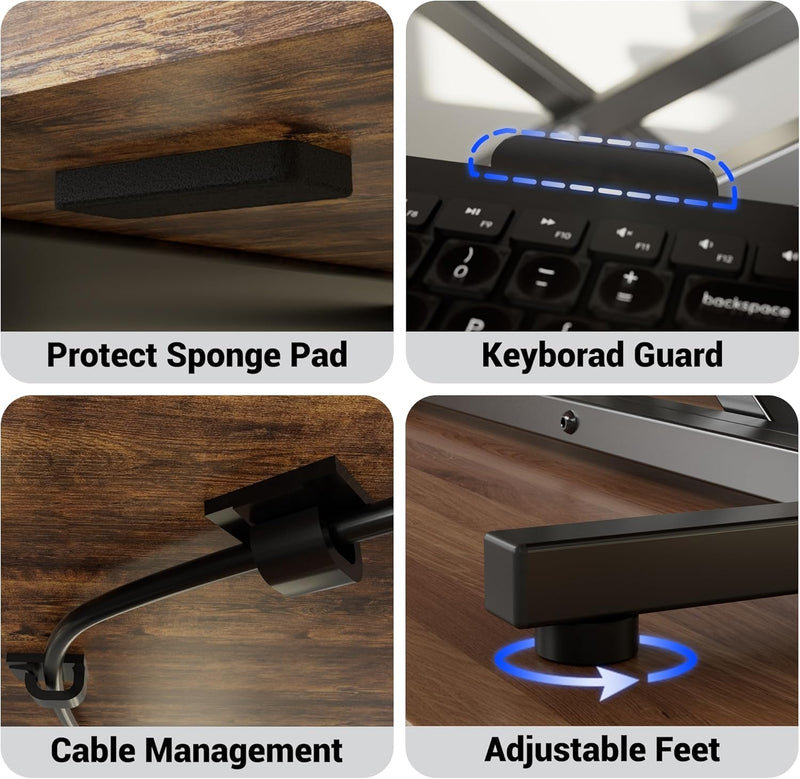 Standing Desk Converter 42’’ Height Adjustable Riser