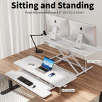 Ergomaker Standing Desk Converter 42’’ Height Adjustable