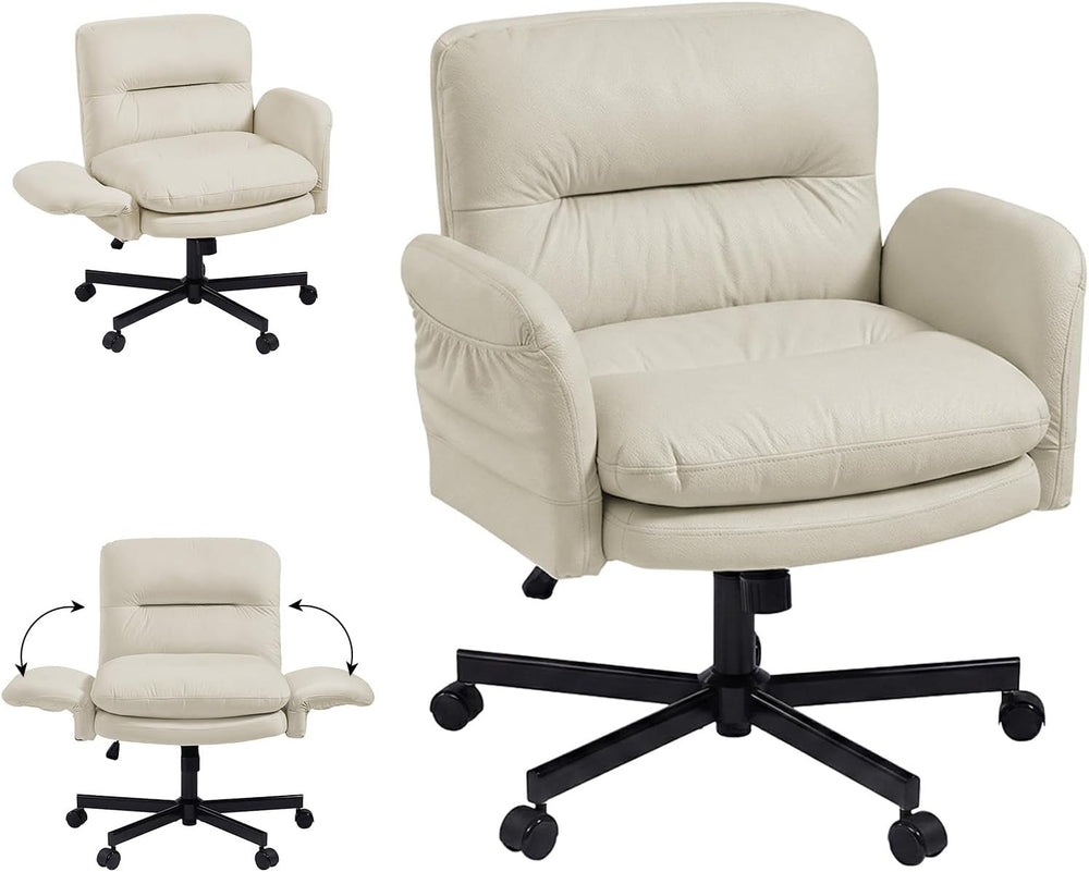 Ergonomic Cross Office Chair Flip-Up Armrests Desk Capacity
