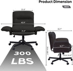 Ergonomic Cross Office Chair Flip-Up Armrests Desk Capacity