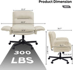 Ergonomic Cross Office Chair Flip-Up Armrests Desk Capacity
