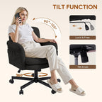 Ergonomic Cross Office Chair Flip-Up Armrests Desk Capacity