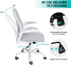Ergonomic Desk Chair Flip-Up Armrest Mesh with Lumbar