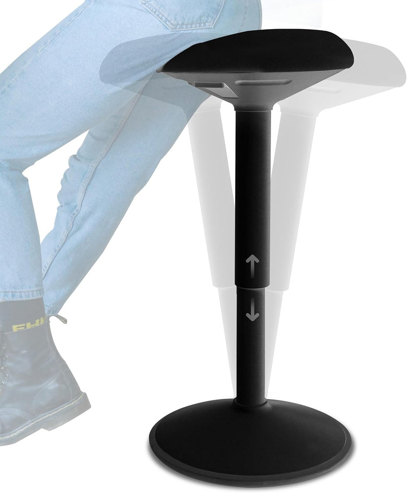 Ergonomic Desk Stool for Office Height Adjustable Wobble