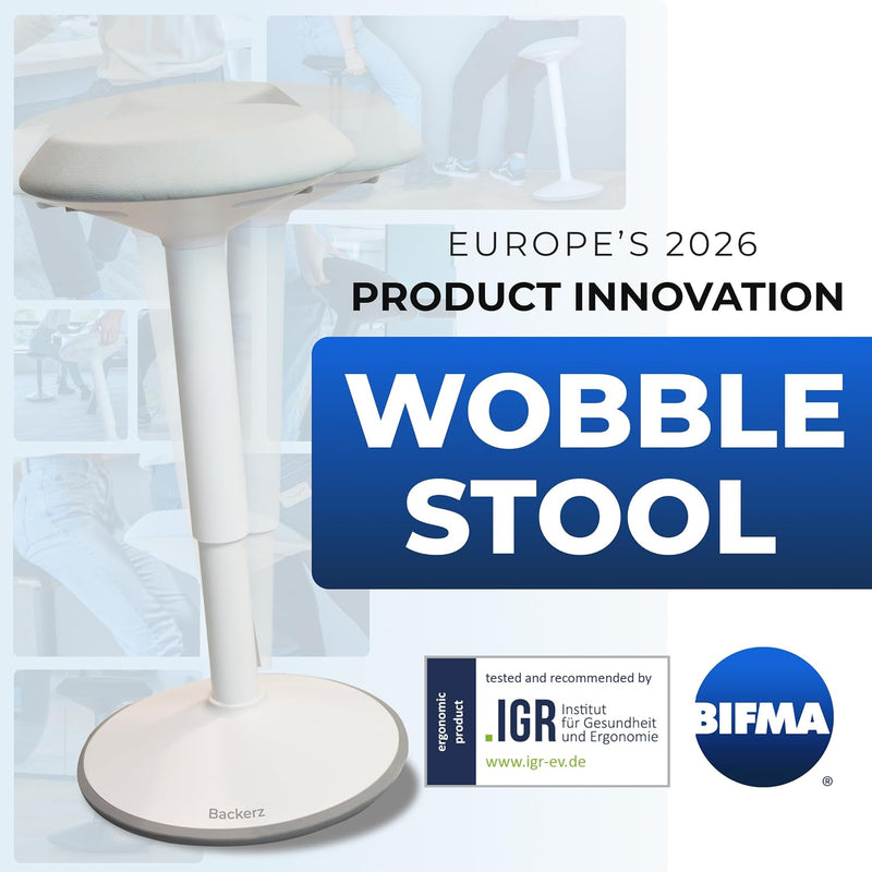 Ergonomic Desk Stool for Office Height Adjustable Wobble