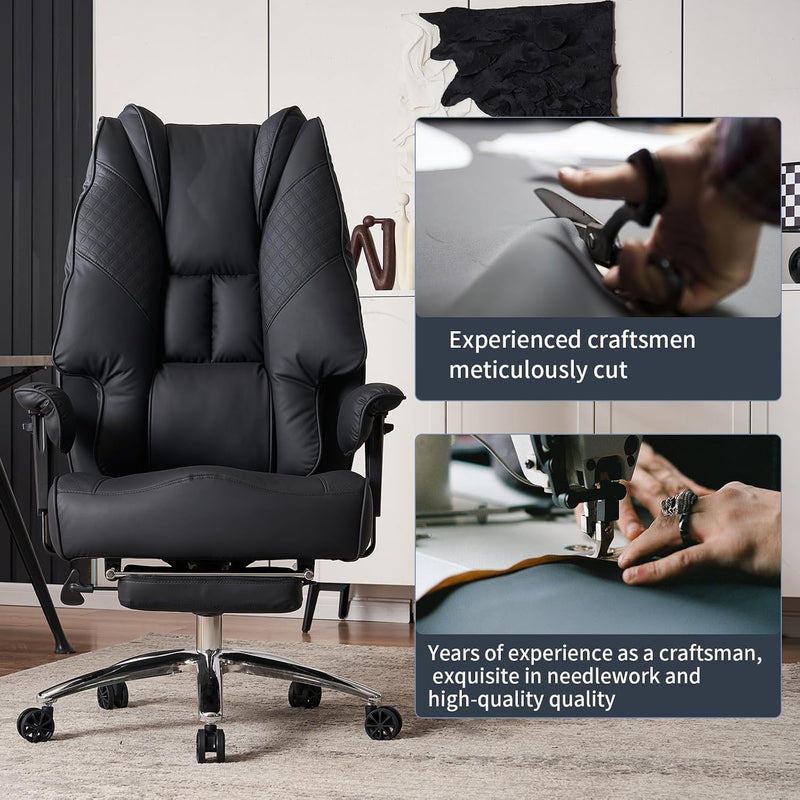 Ergonomic Executive Office Chair 14CM Spring Cushion 200KG