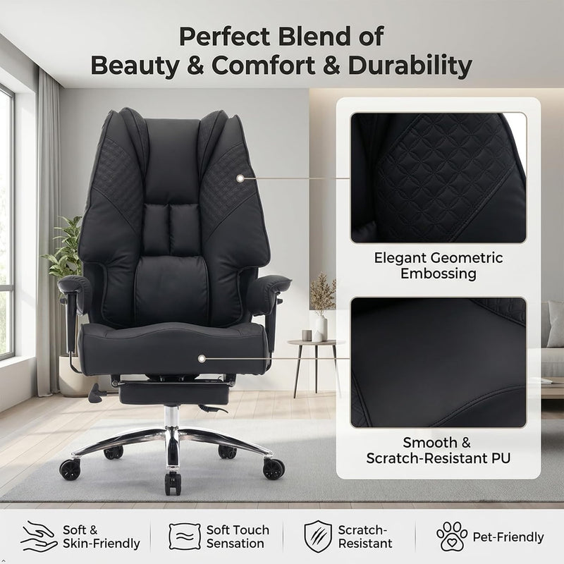 Ergonomic Executive Office Chair 14CM Spring Cushion 200KG