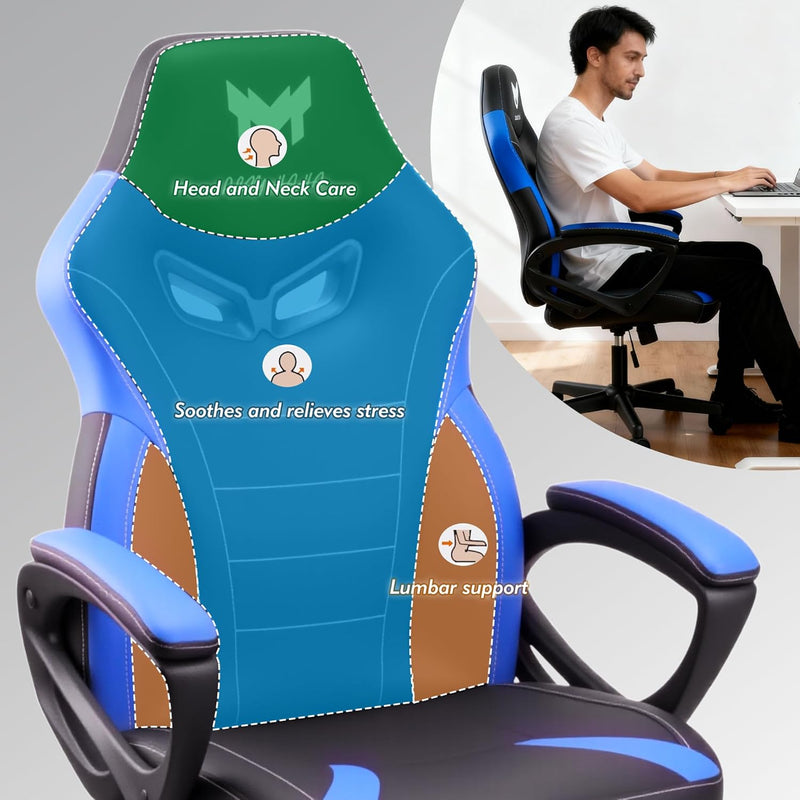 Ergonomic High Back Seat with Breathable Mesh Insert