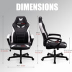 Ergonomic High Back Seat with Breathable Mesh Insert