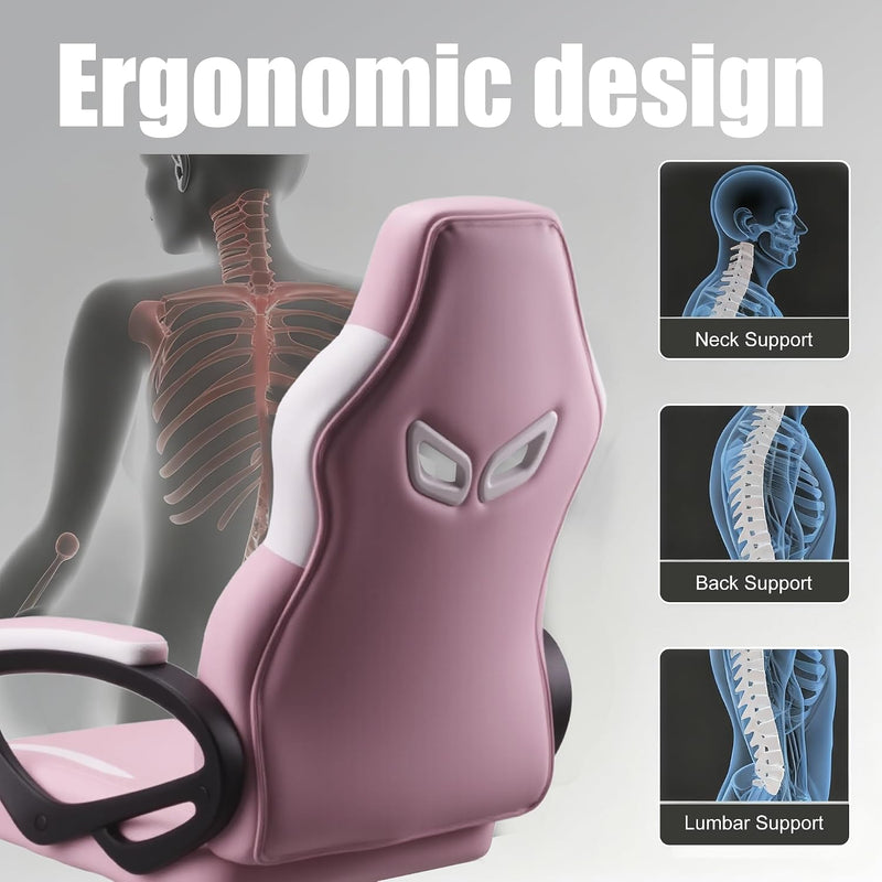 Ergonomic High Back Seat with Breathable Mesh Insert