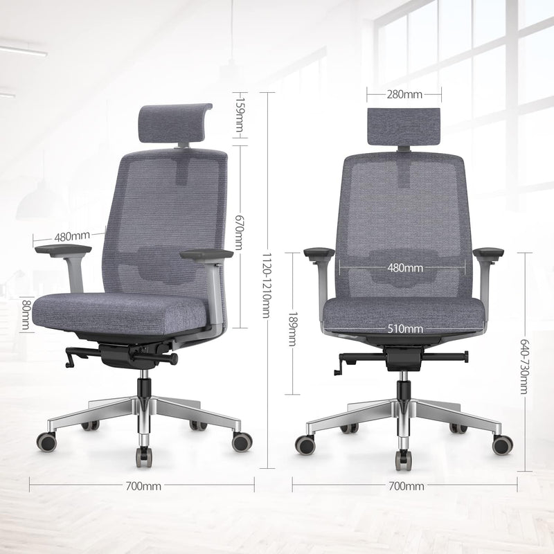 Ergonomic Mesh Home Office Chair with Back Support