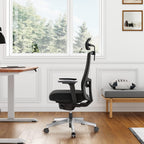 Ergonomic Home Office Chair with 4-Way Adjustment Armrest