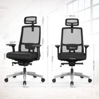 Ergonomic Home Office Chair with 4-Way Adjustment Armrest