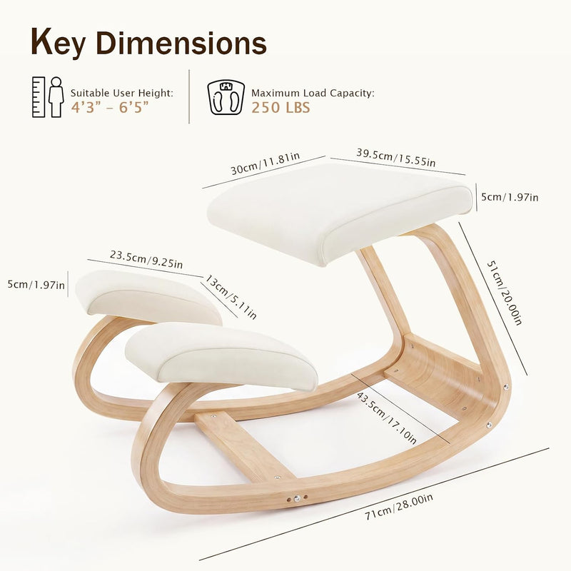 Ergonomic Kneeling Chair 250lb
