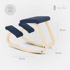 Ergonomic Kneeling Chair Rocking Knee Stool for Home