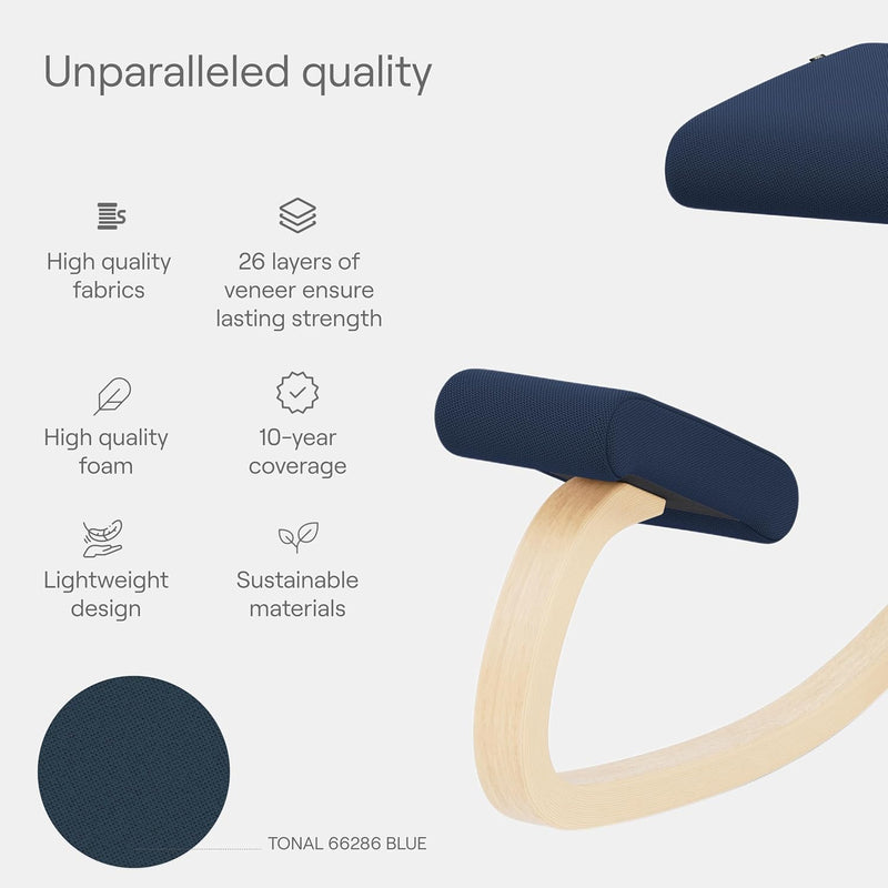 Ergonomic Kneeling Chair Rocking Knee Stool for Home