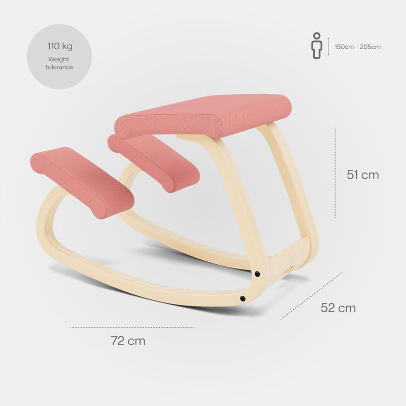 Ergonomic Kneeling Chair Rocking Knee Stool for Home