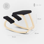 Ergonomic Kneeling Chair Rocking Knee Stool for Home