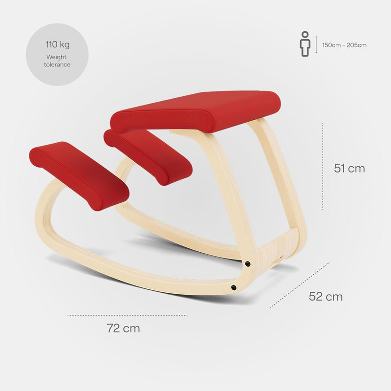 Ergonomic Kneeling Chair Rocking Knee Stool for Home