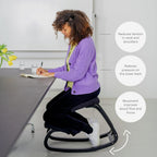 Ergonomic Kneeling Chair Rocking Knee Stool for Home