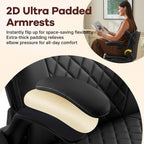 Ergonomic Kneeling Chair with Flip-Up Armrests 180KG