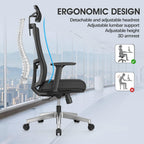 Ergonomic Mesh Home Office Chair with Back Support