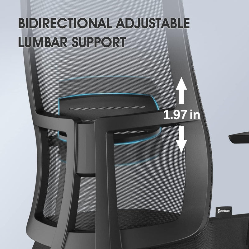 Ergonomic Mesh Home Office Chair with Back Support