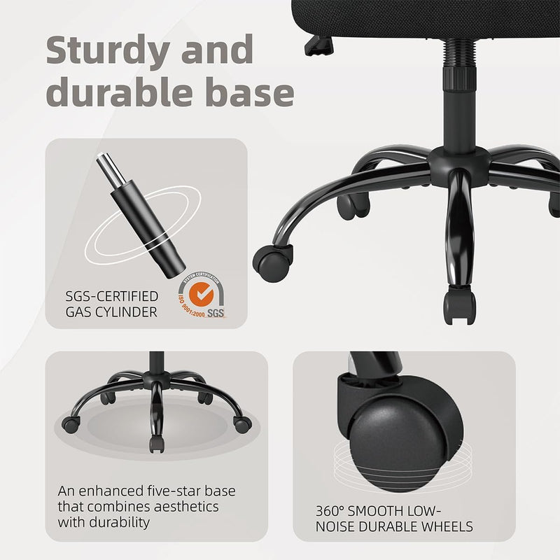 Ergonomic Mesh Office Chair Adjustable Armrests