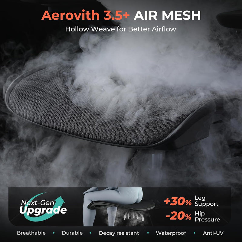 Ergonomic Mesh Office Chair Adjustable Lumbar High Back