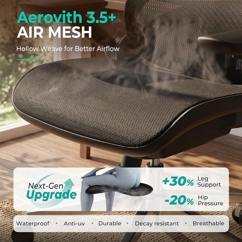 Ergonomic Mesh Office Chair Adjustable Lumbar High Back