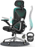 Ergonomic Mesh Office Chair Adjustable Lumbar High Back