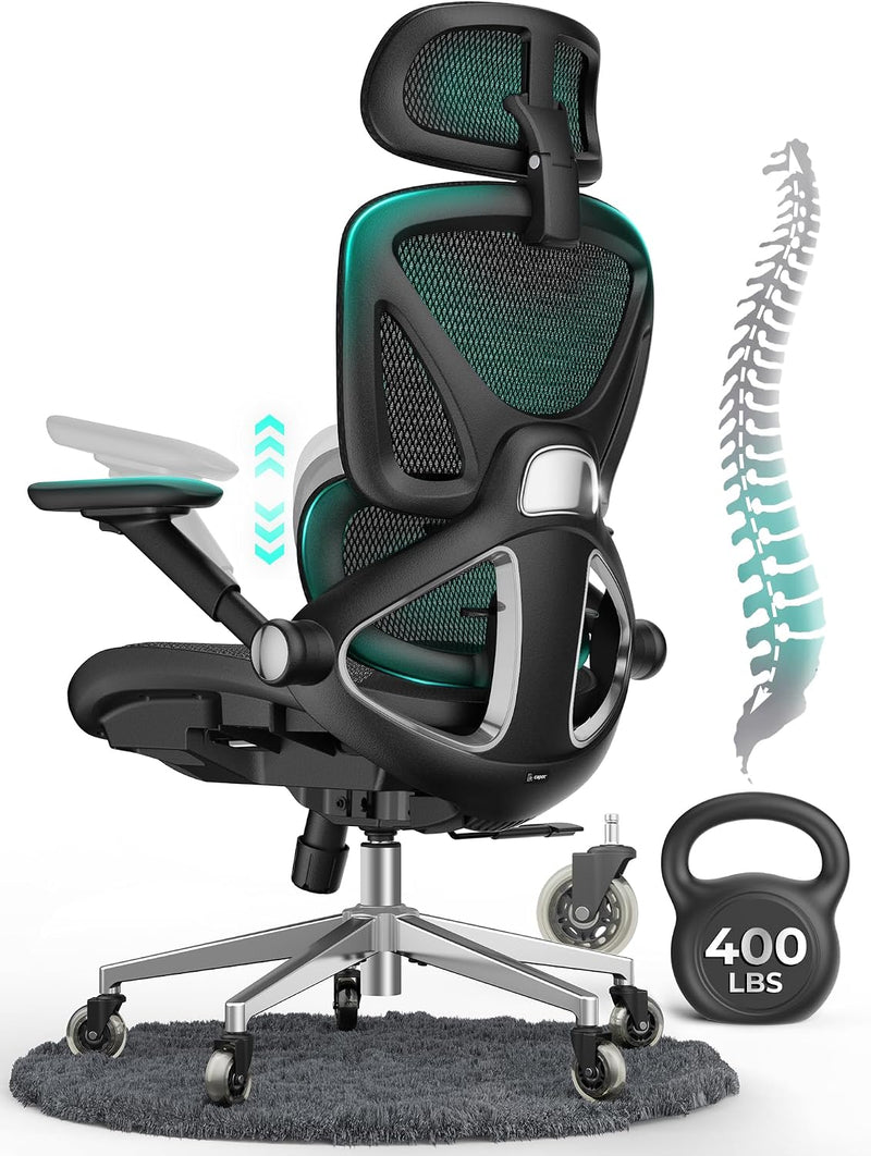 Ergonomic Mesh Office Chair Adjustable Lumbar High Back