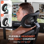 Ergonomic Mesh Office Chair Adjustable Lumbar High Back