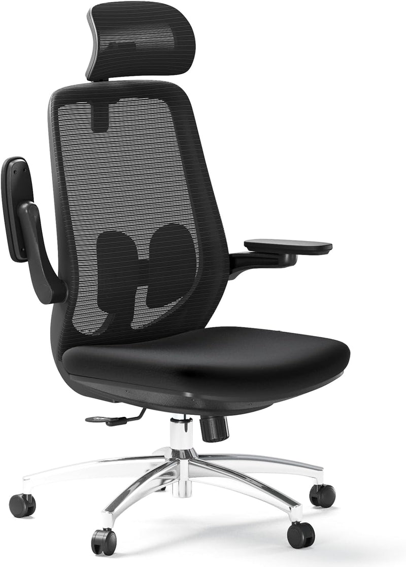 Ergonomic Mesh Office Chair Comfy with Adjustable Headrest