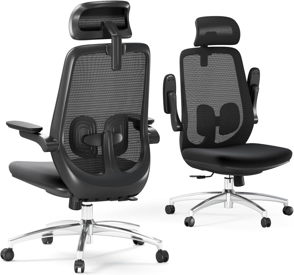 Ergonomic Mesh Office Chair Comfy with Adjustable Headrest