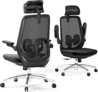 Ergonomic Mesh Office Chair Comfy with Adjustable Headrest