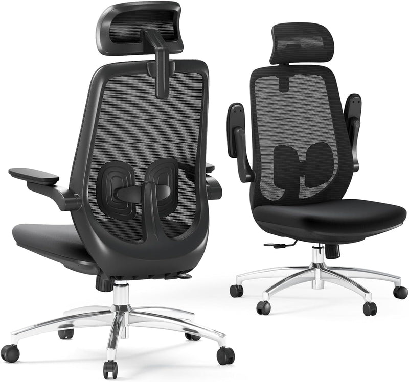 Ergonomic Mesh Office Chair Comfy with Adjustable Headrest