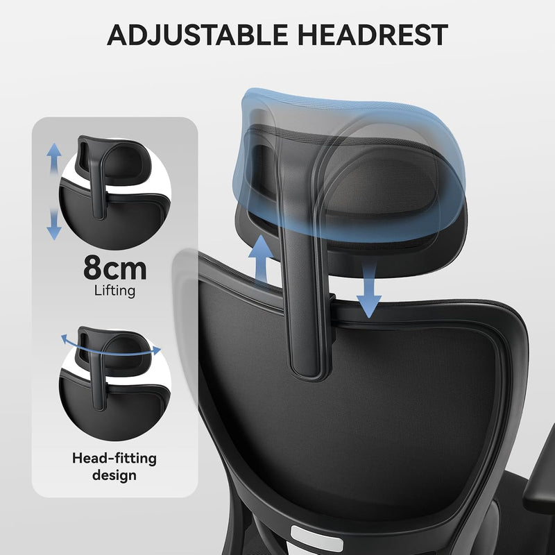 Ergonomic Mesh Office Chair Supported Computer Chairs