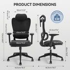 Ergonomic Mesh Office Chair Supported Computer Chairs