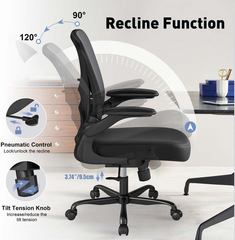 Ergonomic Mesh Office Chair with Adjustable Lumbar Support