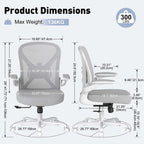 Ergonomic Mesh Office Chair with Adjustable Lumbar Support