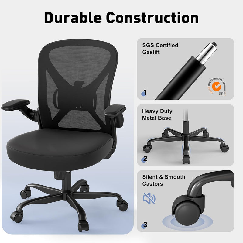 Ergonomic Mesh Office Chair with Adjustable Lumbar Support
