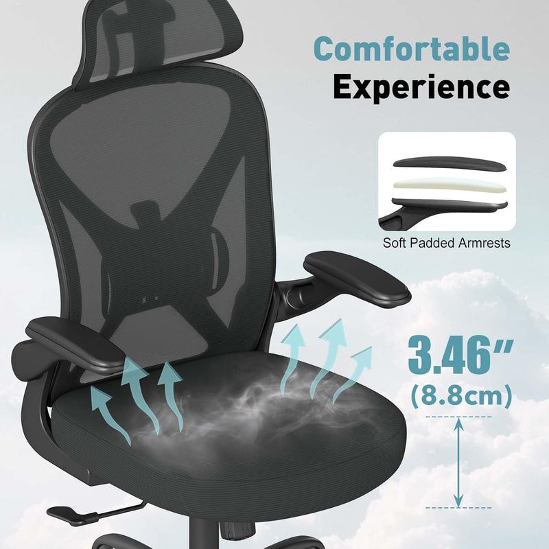 Ergonomic Mesh Office Chair with Adjustable Lumbar Support